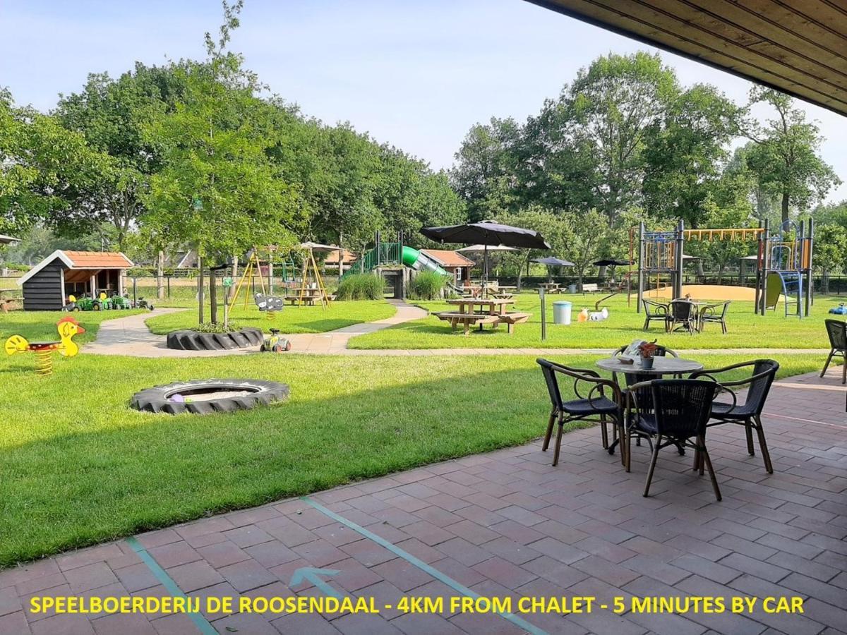 Sfeervol Chalet Op De Veluwe Putten Ngoại thất bức ảnh